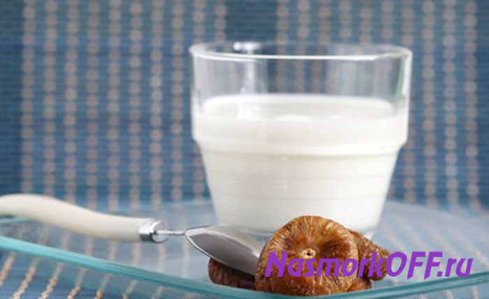 Инжир с молоком при простуде