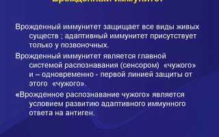 Интересные факты о врожденном иммунитете